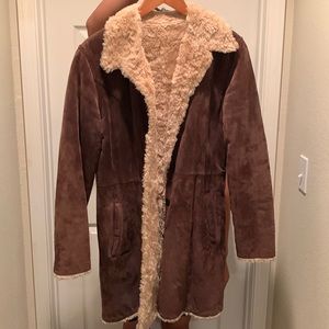 gently worn winter fur jacket